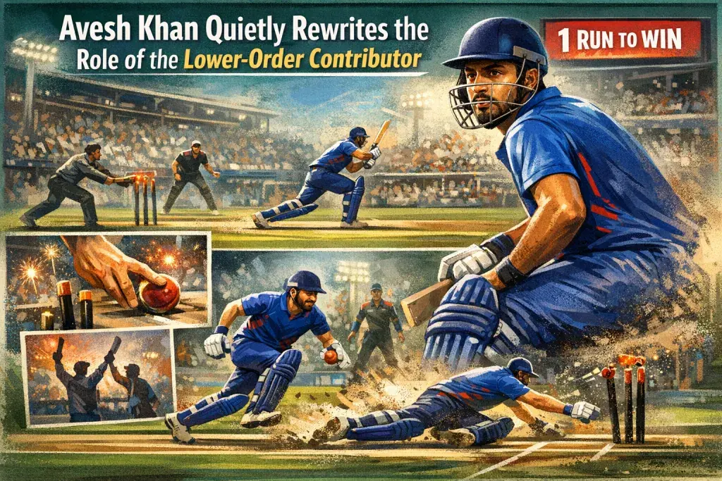 Avesh Khan Quietly Rewrites the Role of the Lower-Order Contributor