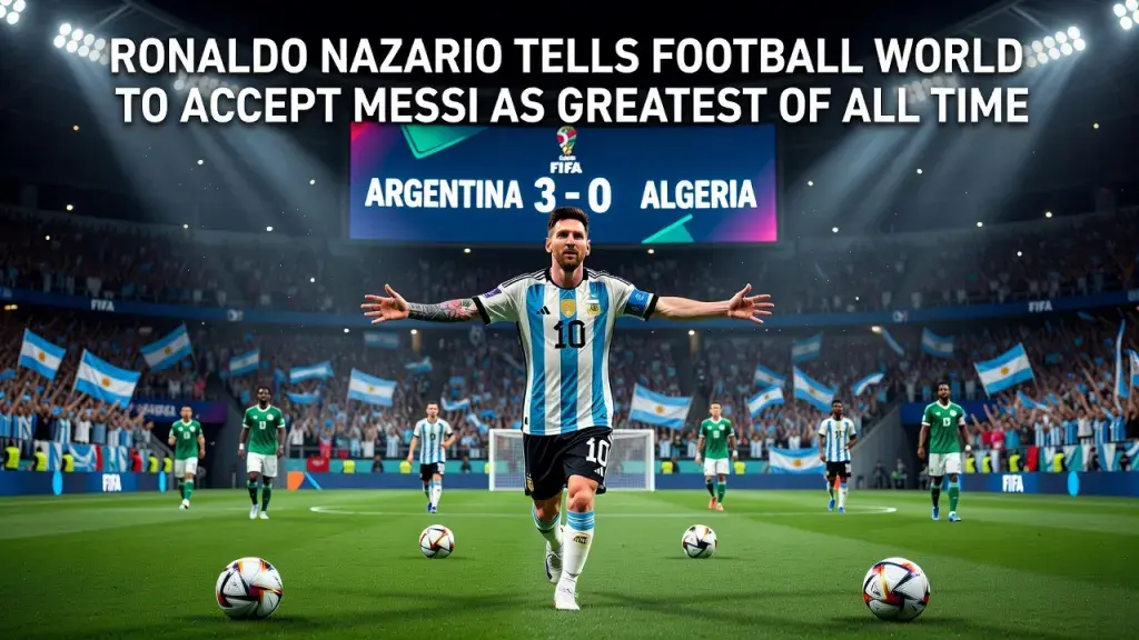Ronaldo Nazario Tells Football World to Accept Messi as Greatest of All Time