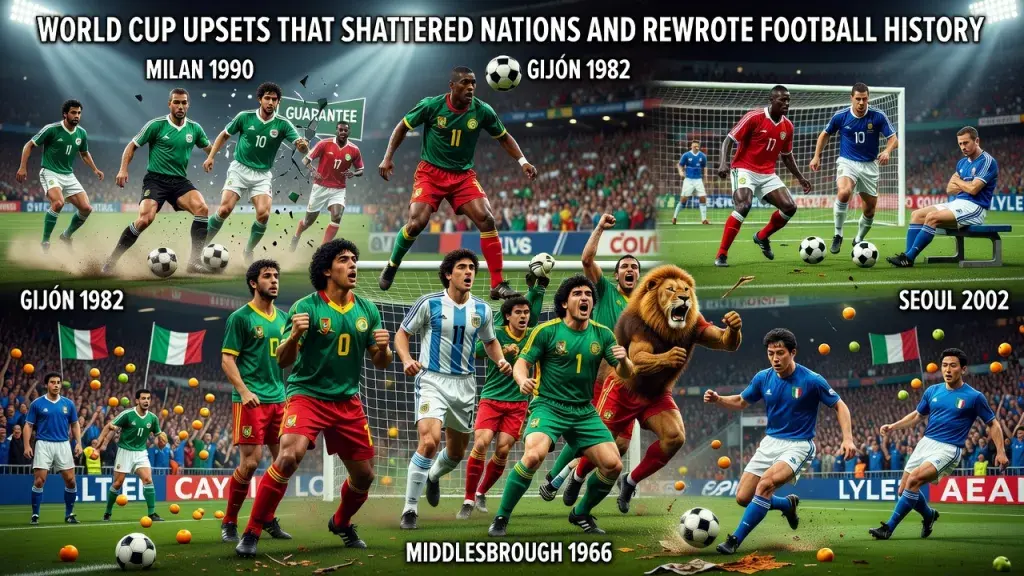 World Cup Upsets That Shattered Nations and Rewrote Football History